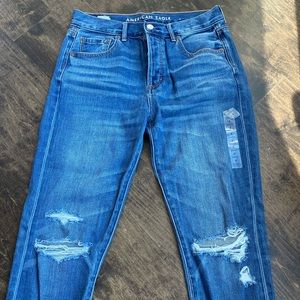 AE High Waisted Boyfriend Jeans